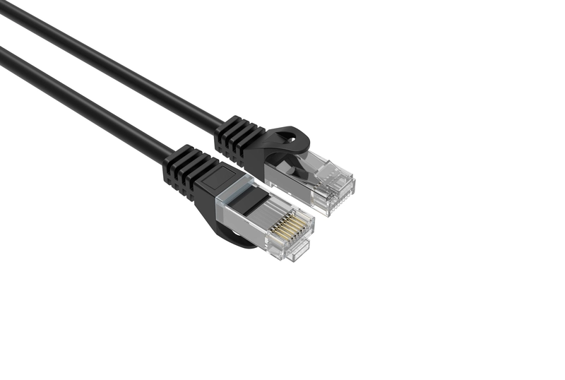 2FT Cat6 Slim Patch Cable Black 2FT Cat6 Slim Patch Cable Black
