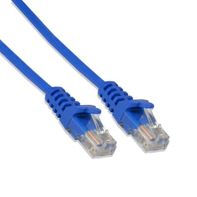 10Ft Cat6 24 Awg Patch Cable Blue