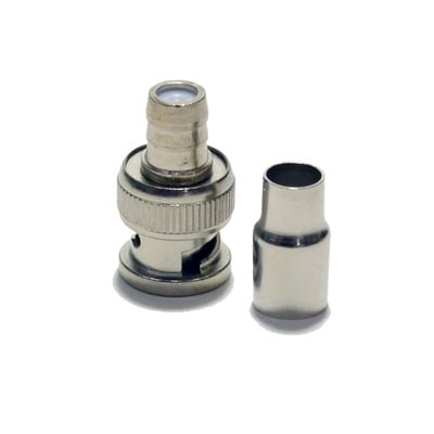 Bnc 2Pc Crimp On Connector For Rg59 Cable