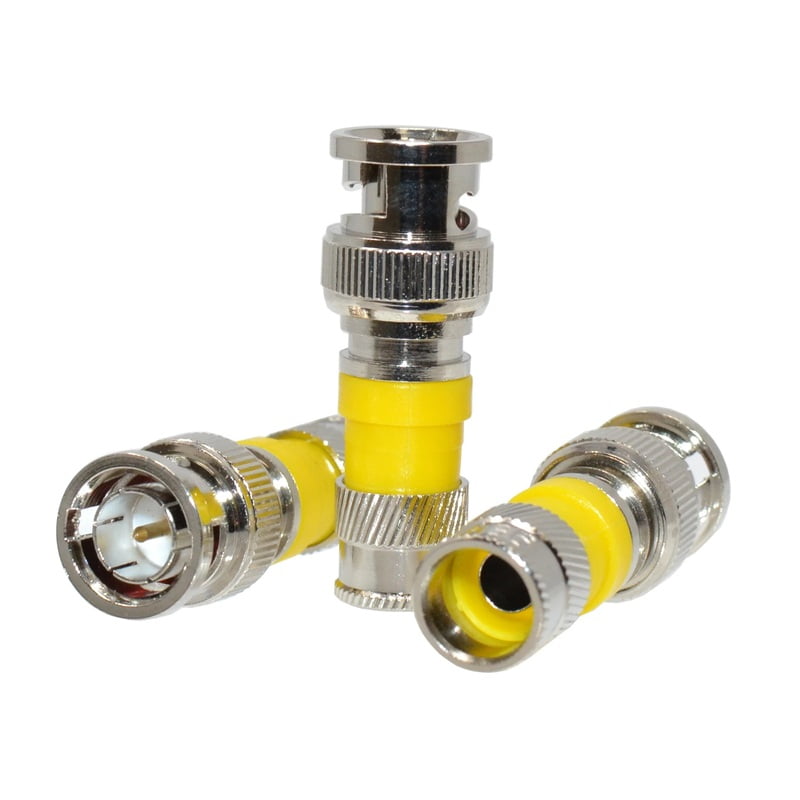 Bnc 1Pc Compression Connector For Rg6 Quad Cable Bnc 1Pc Compression Connector For Rg6 Quad Cable