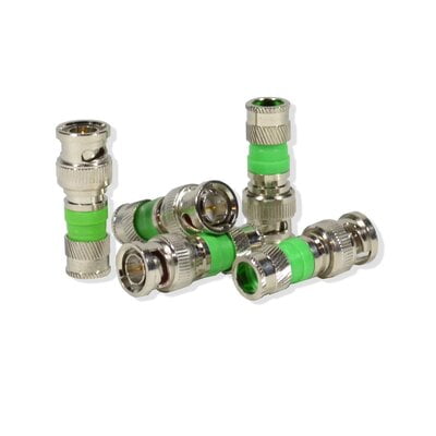 Bnc 1Pc Compression Connector For Rg59 Cable
