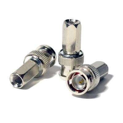 Bnc 1Pc Twist On Connector For Rg59 Cable