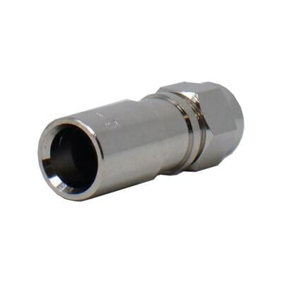 Rg6 Quad Shield  F Compression Connector Metal/Brass Construction
