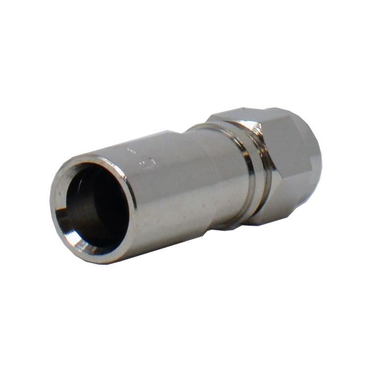 Rg6 Quad Shield F Compression Connector Metal/Brass Construction Rg6 Quad Shield F Compression Connector Metal/Brass Construction