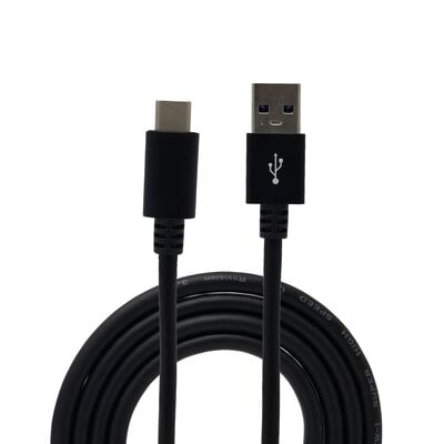 3Ft Usb C Plug - Usb 2.0 A Plug High Speed 480Mbps - Black