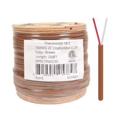 18Awg 2C Thermostat Wire 250Ft