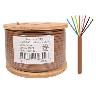 18Awg 8C Thermostat Wire 250Ft