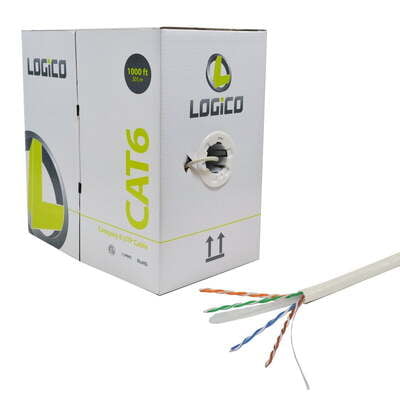 Cat6 Utp Cca Cable 23Awg 1000Ft White