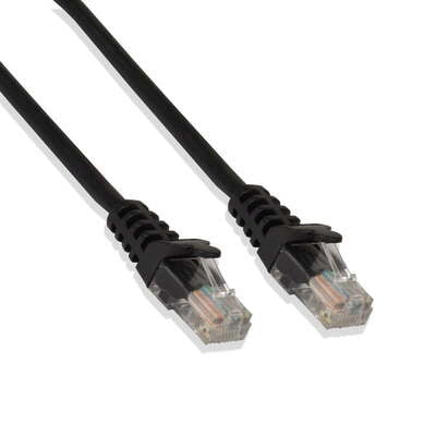 Cat-5e UTP Ethernet Network Cable RJ45 Lan Wire Black 100FT