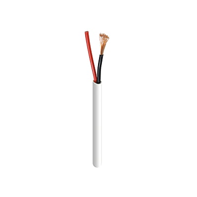 In Wall Speaker Wire Cl2 14AWG/2C CCA High Strand 2X99/0.16 White 500Ft