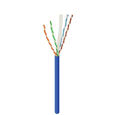 Cat6 UTP CMP Cable 23AWG 1000Ft Blue Cat6 UTP CMP Cable 23AWG 1000Ft Blue