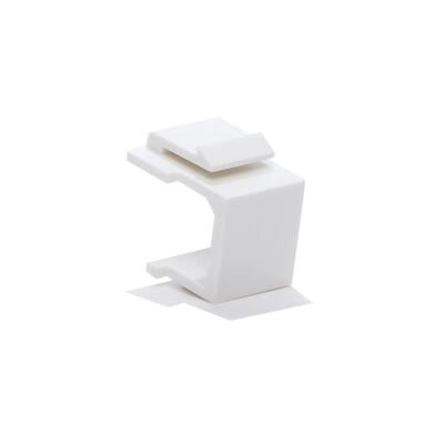 Keystone Wall Plate Blank Insert - White Keystone Wall Plate Blank Insert - White