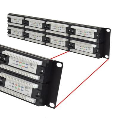 Cat5e Patch Panel 48 Port Rack Mounted Cat5e Patch Panel 48 Port Rack Mounted