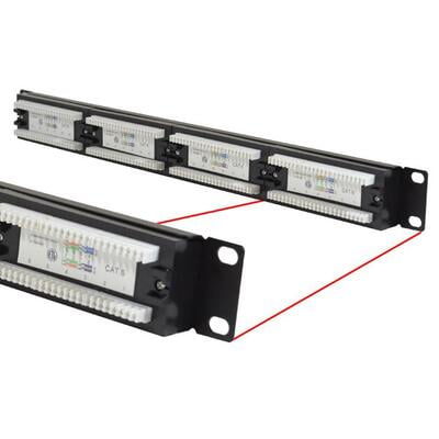 Cat6 Patch Panel 24 Port Rack Mounted Cat6 Patch Panel 24 Port Rack Mounted