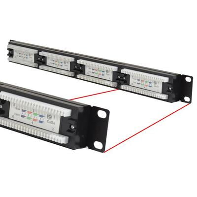 Cat5e Patch Panel 24 Port Rack Mounted Cat5e Patch Panel 24 Port Rack Mounted