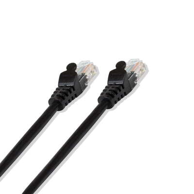 15Ft Cat6 24 Awg Patch Cable Black