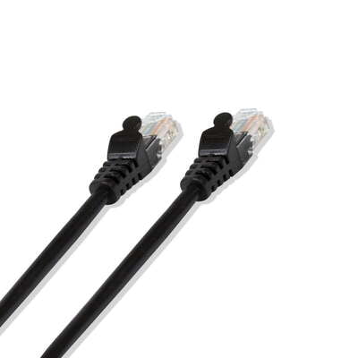 15Ft Cat5e 24 Awg Patch Cable Black
