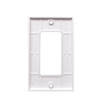 1-Gang Standard Decorator Wall Plate - White