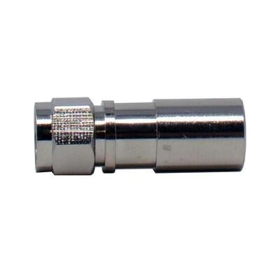 Rg6 Dual Shield  F Compression Connector Metal/Brass Construction