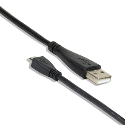 Usb 2.0 A To Micro B 3Ft Black