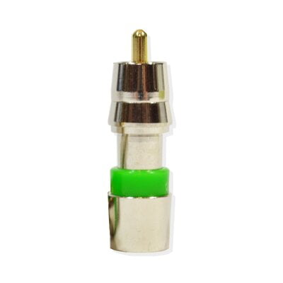 Rca 2Pc Compression Connector For Rg59 Cable Rca 2Pc Compression Connector For Rg59 Cable