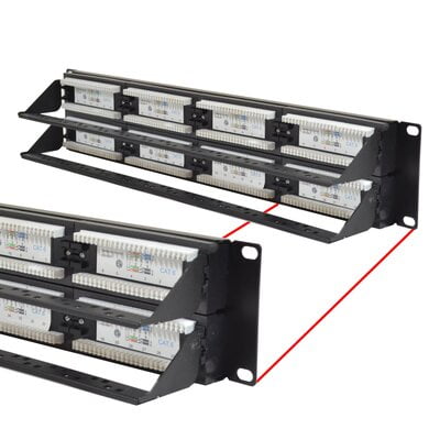 Cat6 Patch Panel 48 Port Rack Mounted Cat6 Patch Panel 48 Port Rack Mounted