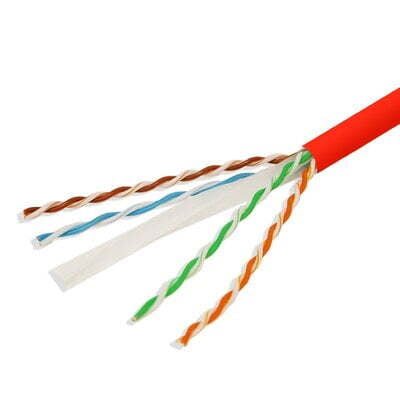 Cat6 Utp Cmr Cable 23Awg 1000Ft Red