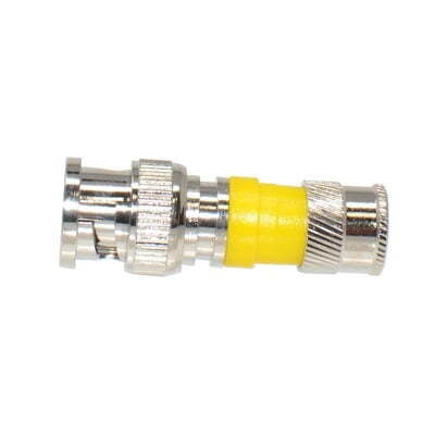 Bnc 1Pc Compression Connector For Rg6 Quad Cable