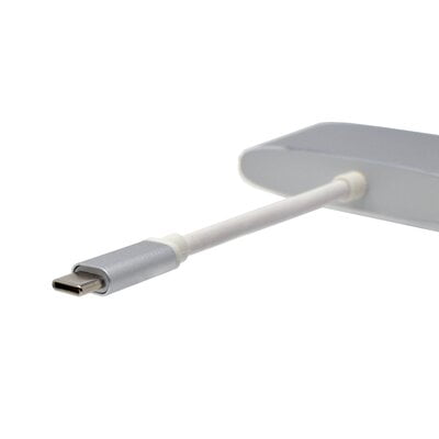 Hub - Type C To 1X Hdmi 4K+ 1Xusb 3.0 With Pd - Silver