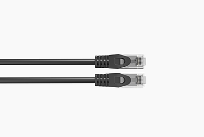 10FT Cat6 Slim Patch Cable Black