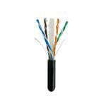 Cat6 Utp Outdoor Direct Burial W/Gel Bc 23Awg 1000Ft Black