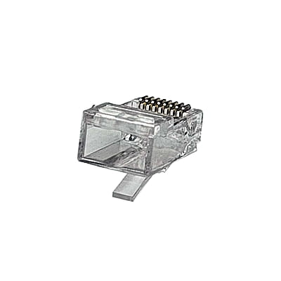CAT6/CAT6A RJ45 8P8C Pass Through Modular Plug Unshielded connector, 100pcs CAT6/CAT6A RJ45 8P8C Pass Through Modular Plug Unshielded connector, 100pcs
