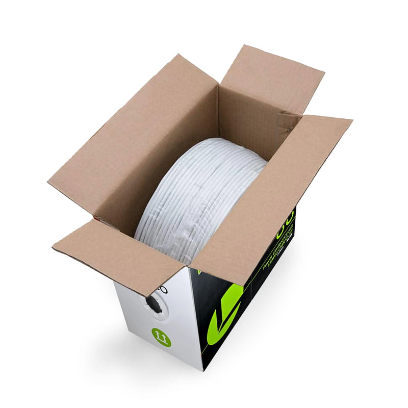 18AWG/4C STRANDED BC SHIELDED CMR/CL3R 1000FT WHITE 18AWG/4C STRANDED BC SHIELDED CMR/CL3R 1000FT WHITE