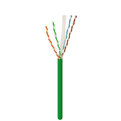 Cat6 UTP CMR Cable 1000Ft Green