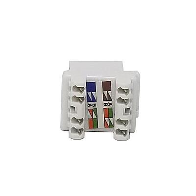 Cat6 UTP Keystone Jack 180 Degree White Cat6 UTP Keystone Jack 180 Degree White