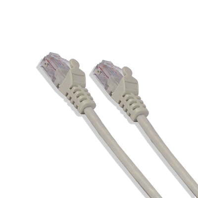 25Ft Cat6 24 AWG Patch Cable Gray