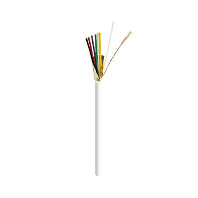 Security Cable 18/6 Shielded Cca Stranded 500Ft White