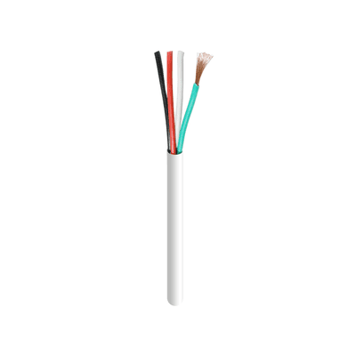 In Wall Speaker Wire CCA Cl2 16AWG/4C High Strand 4X65/0.16 White 250Ft