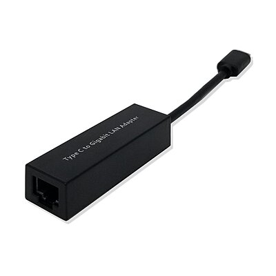 HUB - Type C To Ethernet (Gigabit) 10/100/1000 - Black